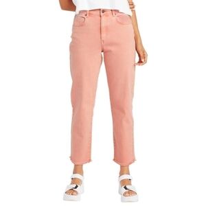 Volcom Straight‎ Raw Hem High Rise Jeans Size 26 NWT